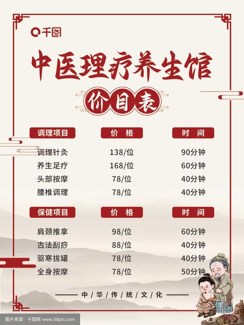 西安养生价格受多种因素影响，中医理疗与美容养生价格各异